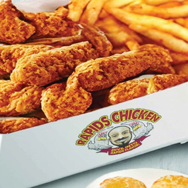 10pc. Chicken Tenders, Fries & 2 Biscuit.